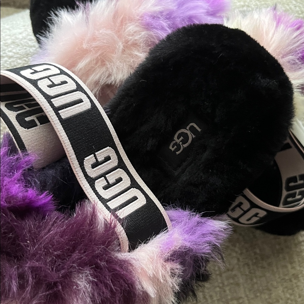Women's UGG OH YEAH TIE DYE Slippers - Picture 6 of 11